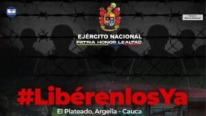 Indignación por el secuestro de 57 soldados en el Plateado, Cauca: civiles serían los responsables
